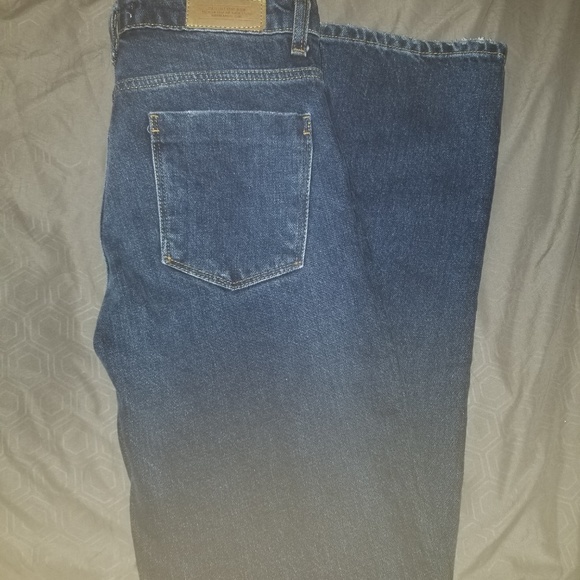 Zara Basic Z1975 cropped straight denim jeans NWOT - Picture 3 of 6